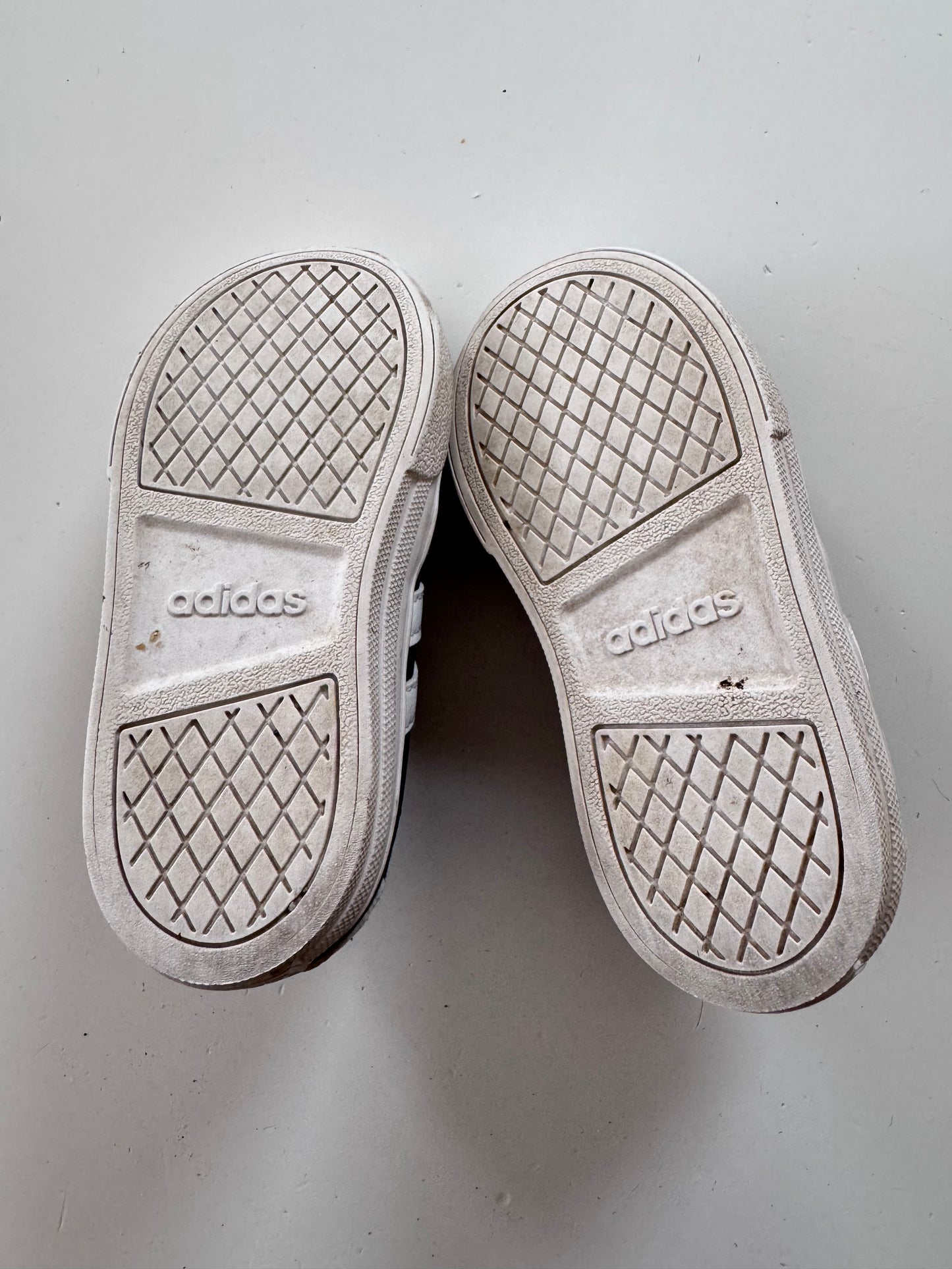 2017 Kids Toddler Adidas Black And White Stripes Sneakers 6US Toddler