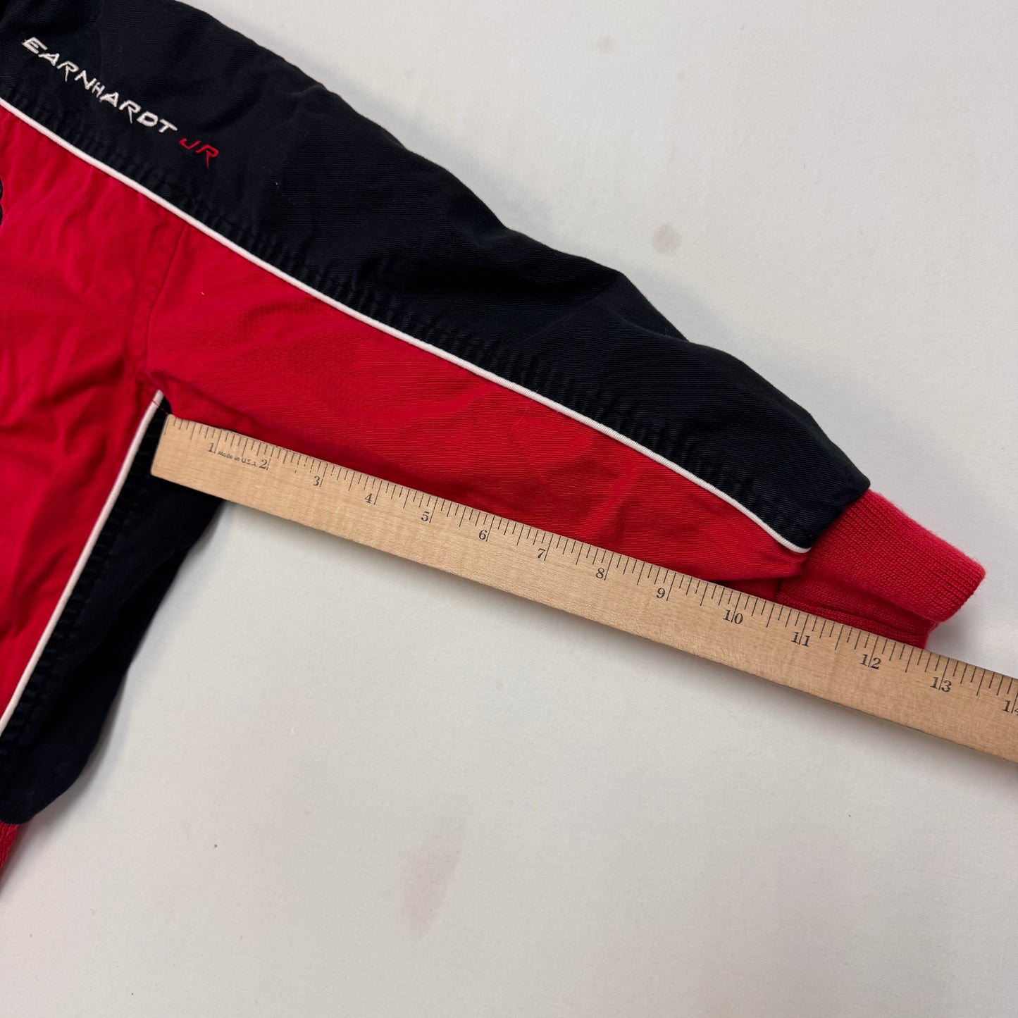 Kids NASCAR Red Dale Earnhardt Jr Winner Circle Snap Jacket 8Y