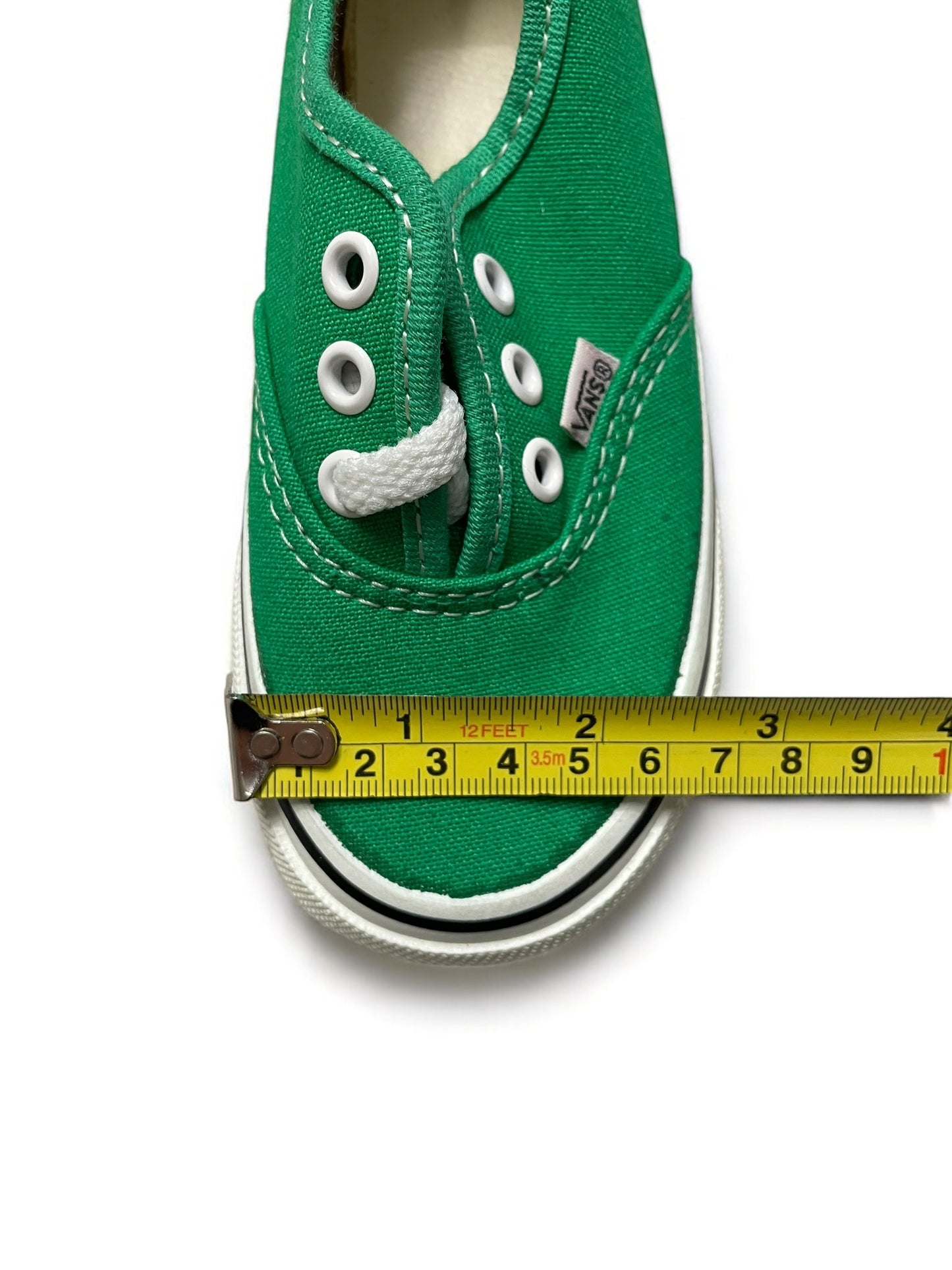 1990 90s Kids Toddler Vintage Vans Lace Deck Deadstock New with Box Emerald Green Shoes / 9.5 / 3T 4T 5T