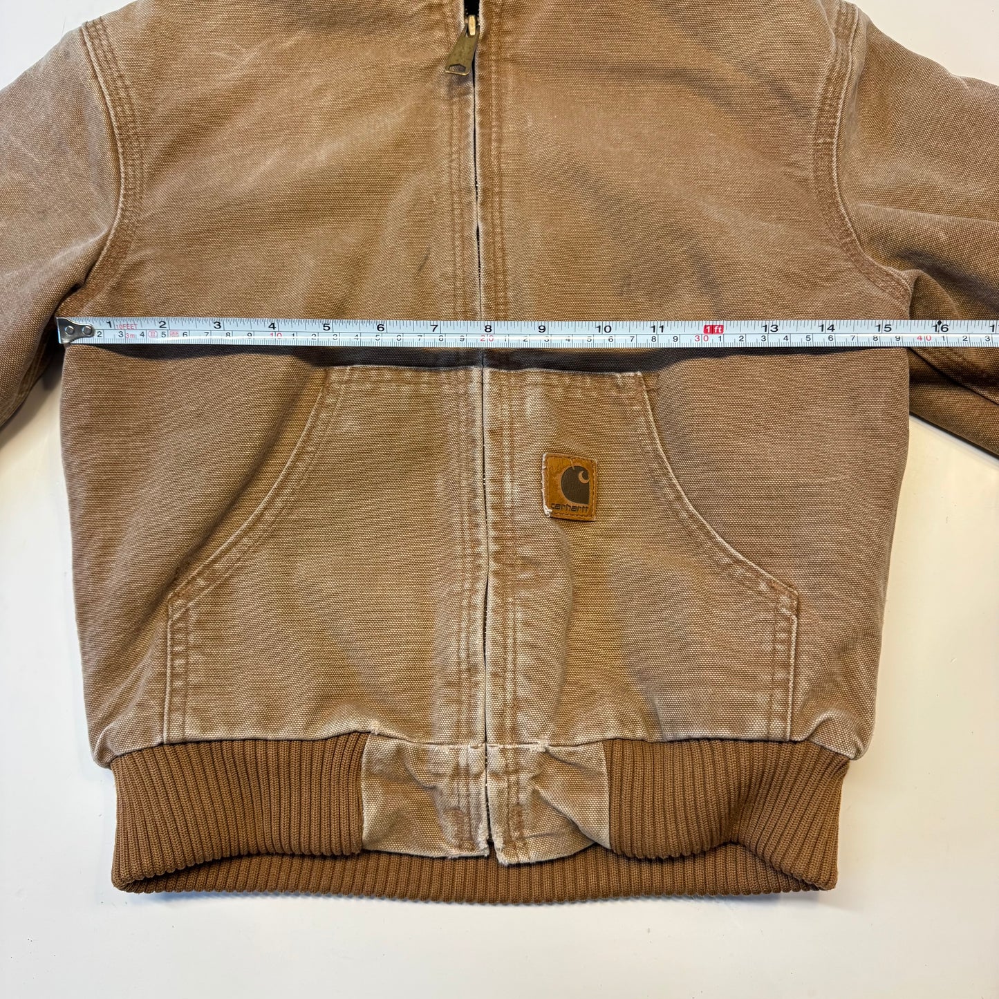 2006 Kids Vintage Carhartt Brown Hooded Active Lined Thick Hooded Jacket /M/ 8Y