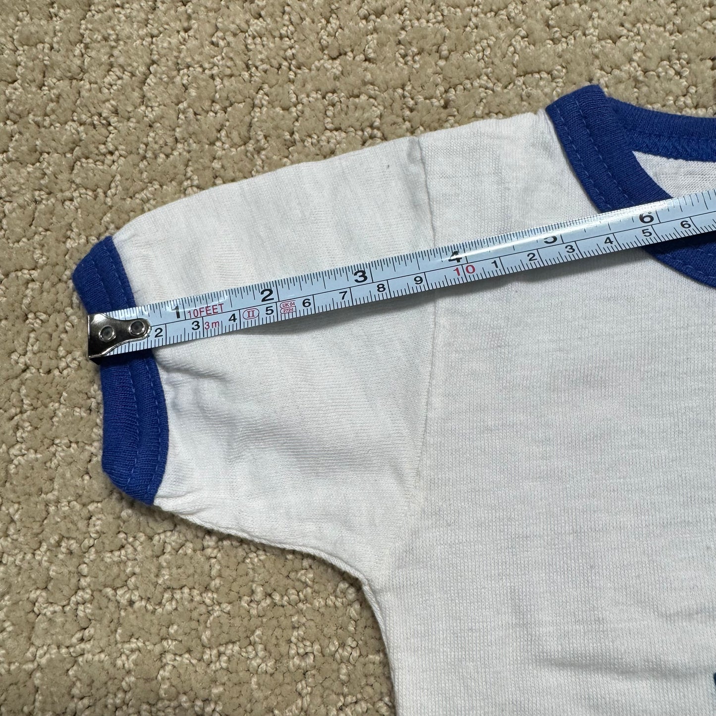 80s Kids Toddler Baby Vintage T-Shirt “Grandma & Grandad went to Malta and all they got me was this lousy T-Shirt” White Short Sleeve T-Shirt 1-2T