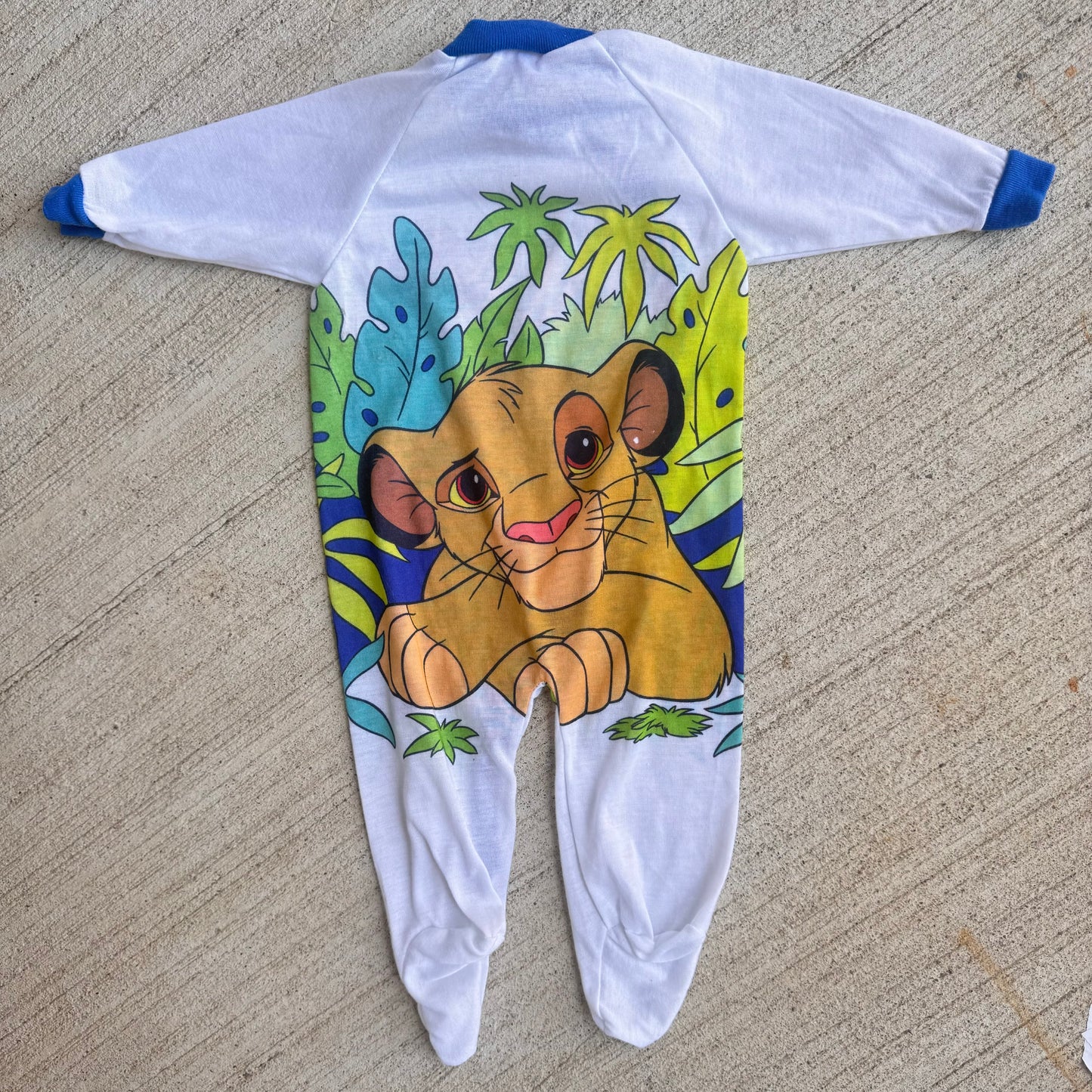 90s Baby Vintage Disney Lion King Onesie Simba All Over Print