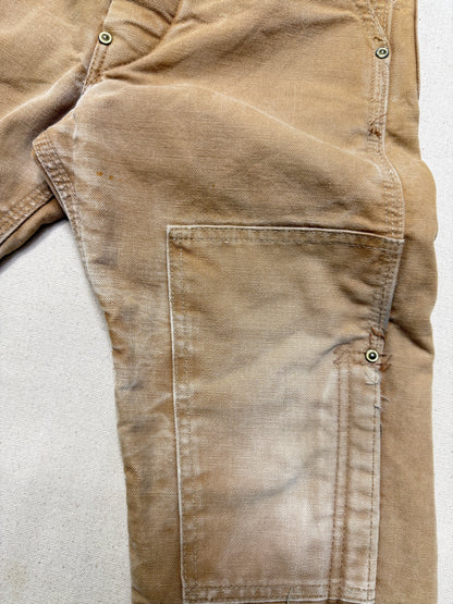 90s 2000 Kids Toddler Vintage Carhartt Duck Canvas Bib Lined Overall / 5y 6y