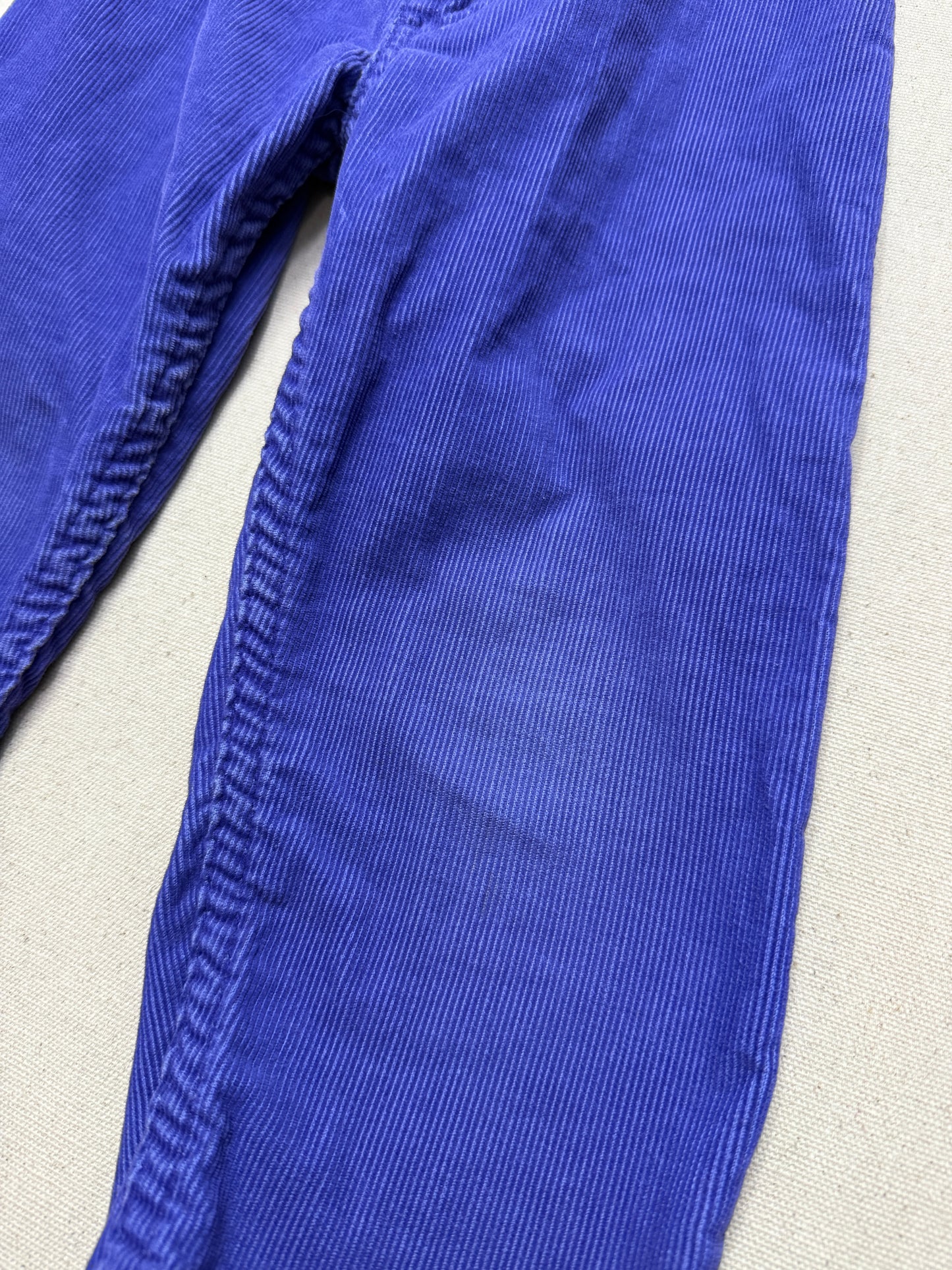 80s Kids Toddler Vintage Oshkosh Bgosh Purple Corduroy Straight Leg Lightweight Pants / 2T 3T / Made in USA