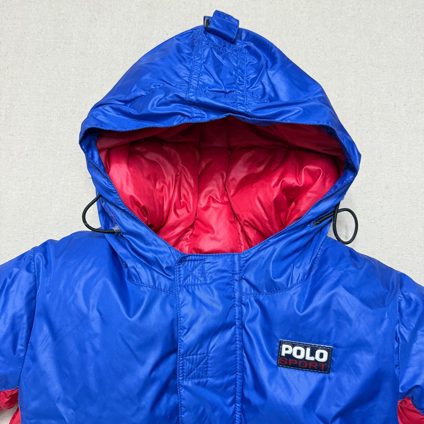 90s Kids Infant Baby Vintage Ralph Lauren Polo Sport Half Zip Up Down Snow Suits / 9m 12m 18m 24m