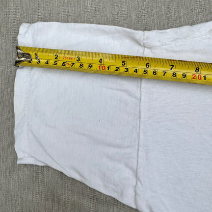 70s Kids Vintage Monchen Yoddlers Print SouvenirWhite 100% Cotton Single Stitch Short Sleeve T-Shirt 10Y Baby Tee XS Adult