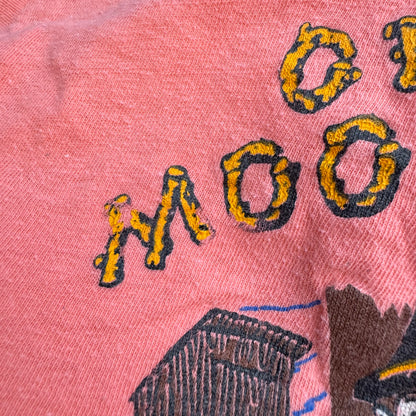 60s Kids Vintage Official Moonshiner Mammoth Cave Souvenir Short Single Short Sleeve T-Shirt S 8Y 9Y 10Y XS Adult