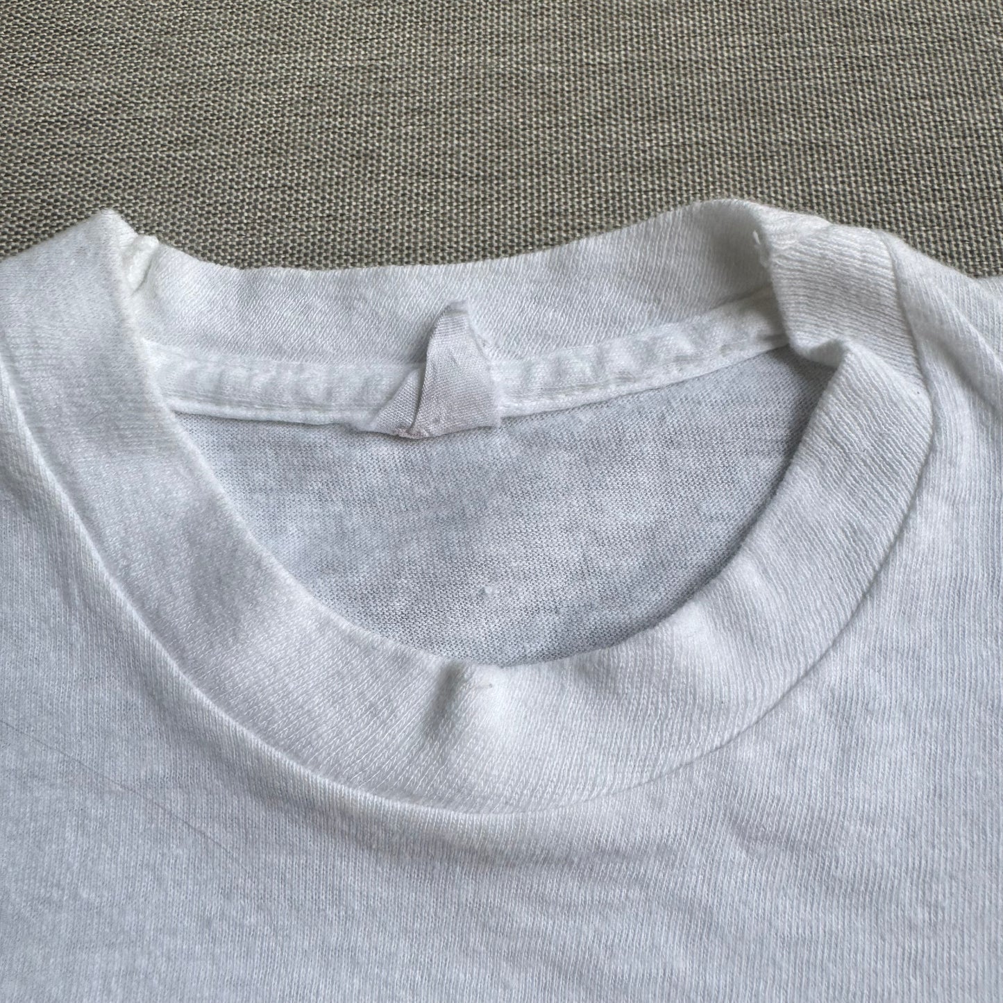 60s Kids Toddler Vintage Fruit of the Loom Hogback Mountain Vermont Souvenir White Single Stitch Short Sleeve T-Shirt 6Y