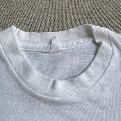 60s Kids Toddler Vintage Fruit of the Loom Hogback Mountain Vermont Souvenir White Single Stitch Short Sleeve T-Shirt 6Y