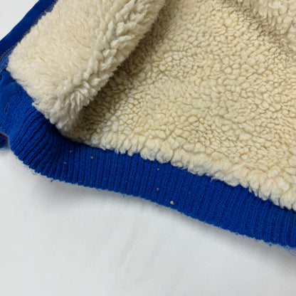 90s Kids Toddler Oshkosh B’Gosh Royal Blue Corduroy Zip Lined Jacket With Hood 24m/ Made in USA