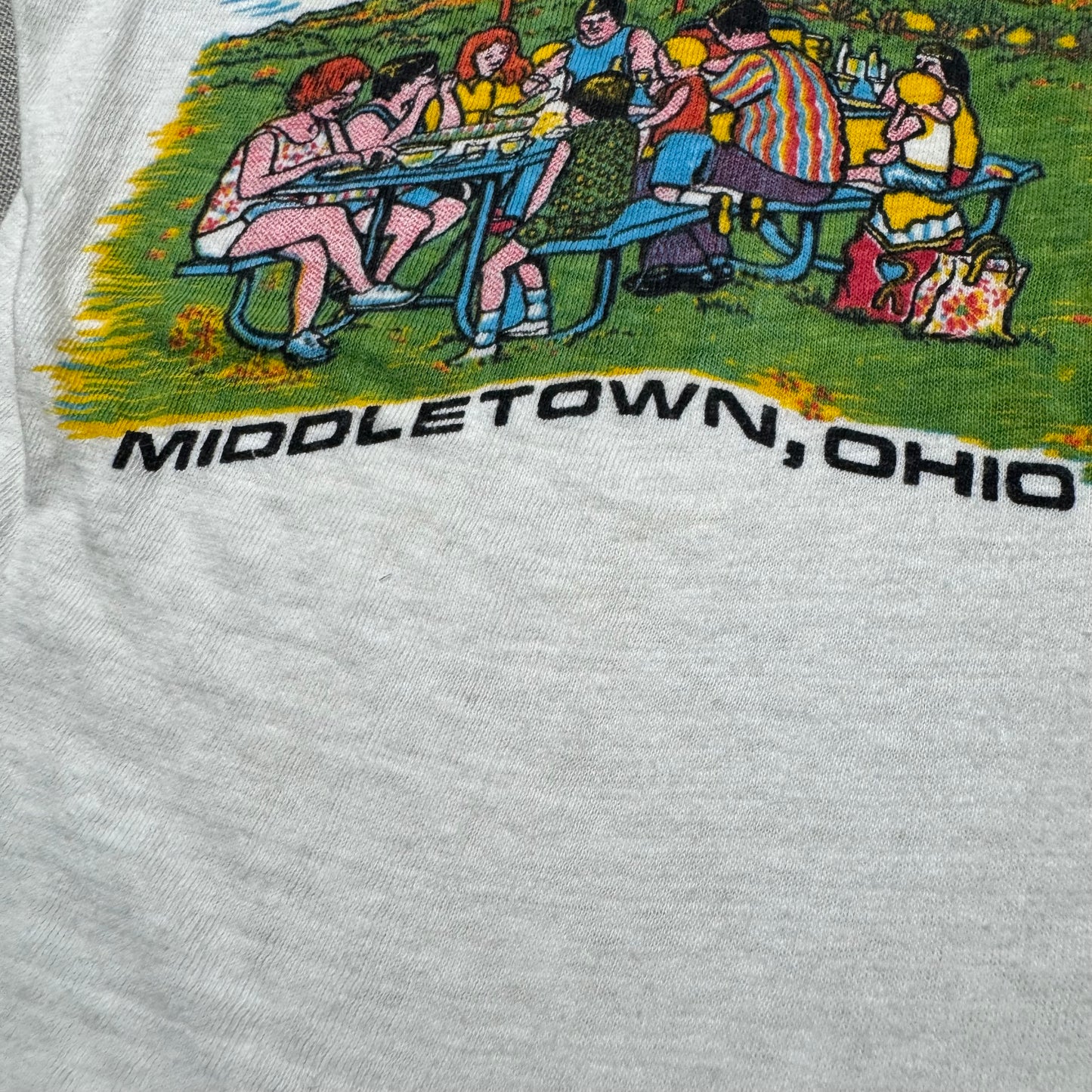 60s Kids Vintage Fantasy Farm Middletown Ohio Souvenir Single Stitch Short Sleeve 100% Cotton T-Shirt Baby Tee