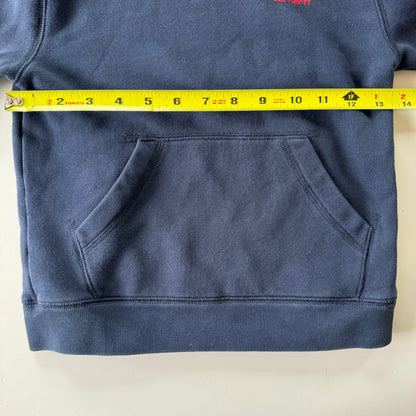 Kids Carhartt Navy Pullover Hoodie Logo Sleeve Size 5T