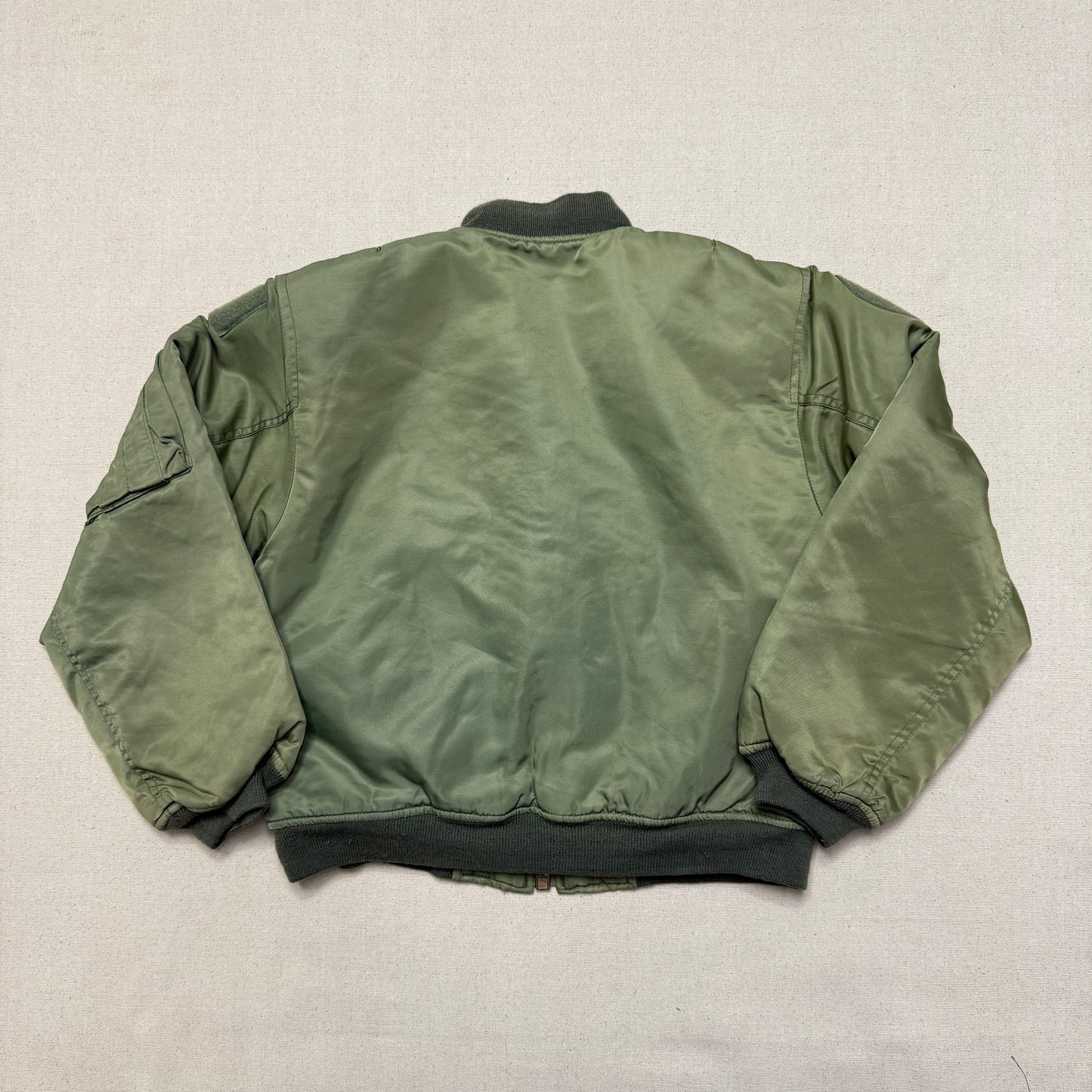 90s 2000' Kids Vintage Fox Outdoor Products Kahki Orange Reversible MA-1 Jacket / 7y 8y 9y