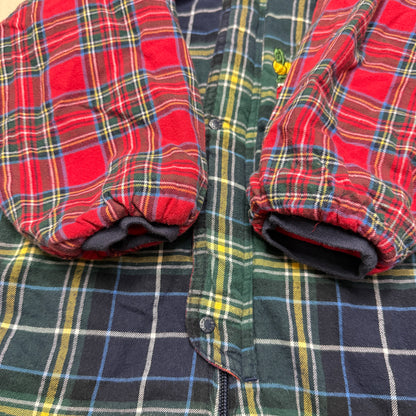 Vintage The Disney Store Winnie the Pooh Plaid Check Thick Winter Romper / 24m 2T 3T