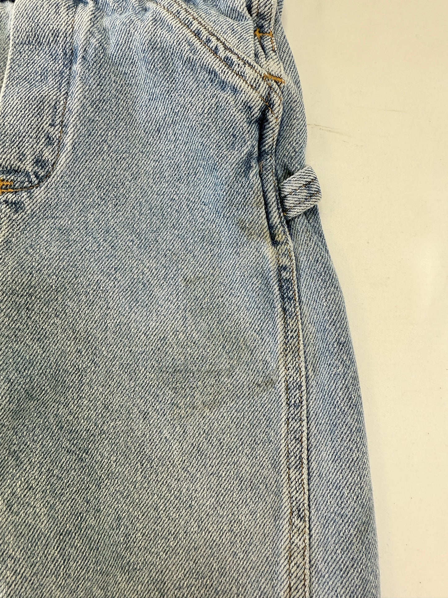 90s Kids Toddler Infant Vintage Oshkosh Bgosh Tshirt and Denim Overall 2pc Set / 12m 18m 24m / Made in USA set