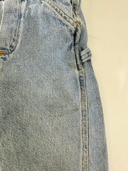 90s Kids Toddler Infant Vintage Oshkosh Bgosh Tshirt and Denim Overall 2pc Set / 12m 18m 24m / Made in USA set