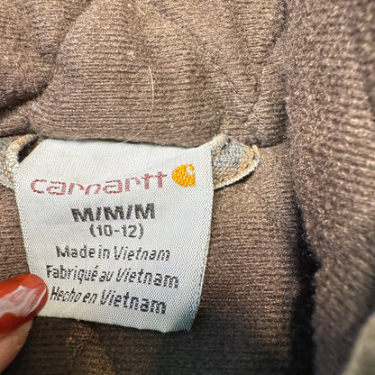 2000s Kids Youth Vintage Carhartt Camo Mossy Oak Hooded Active Lined Heavy Jacket M / 10Y 11Y 12Y