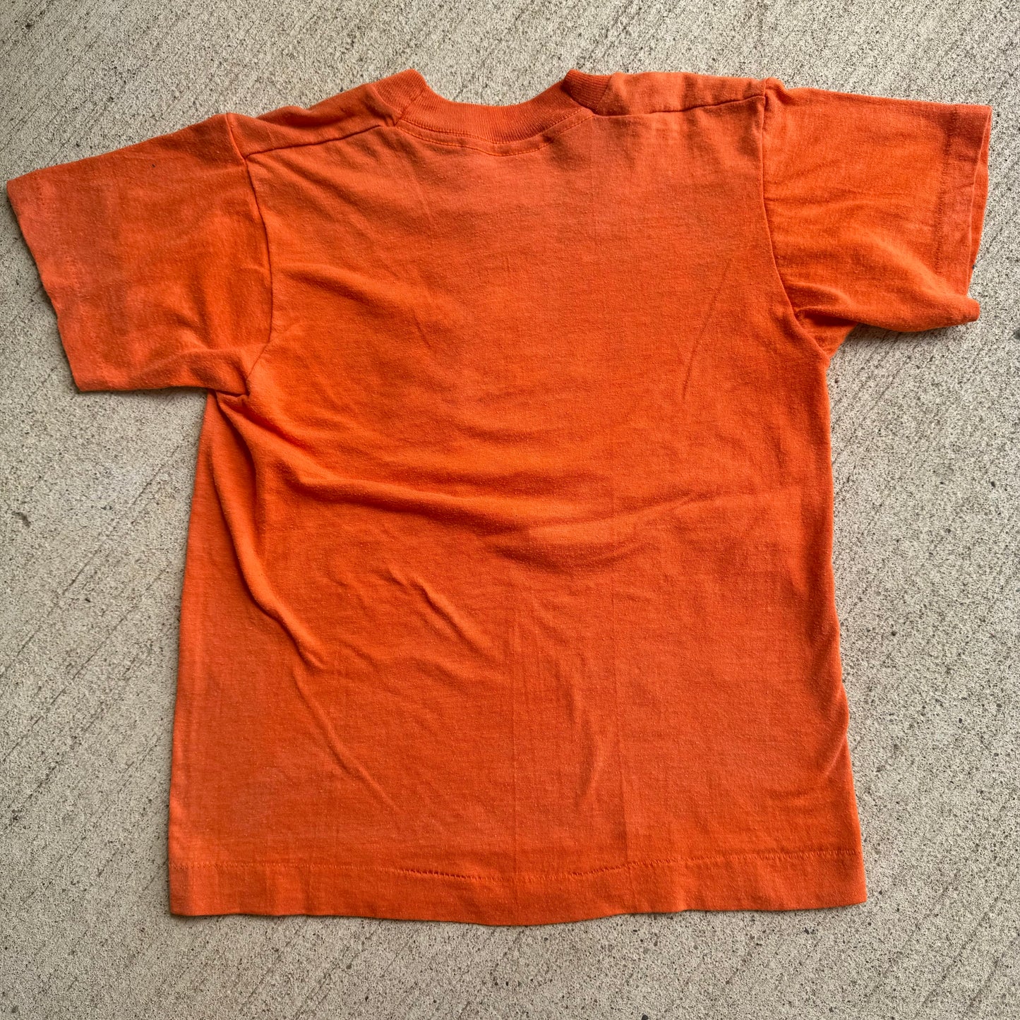 80s Kids Vintage Screen Stars Syracuse Orangemen Football Orange T-shirt 10Y 12Y