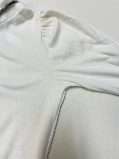 90s Kids Toddler Vintage Oshkosh Bgosh Heart AOP Check Dress and Floral Print Longsleeve Top 2pc Set  set