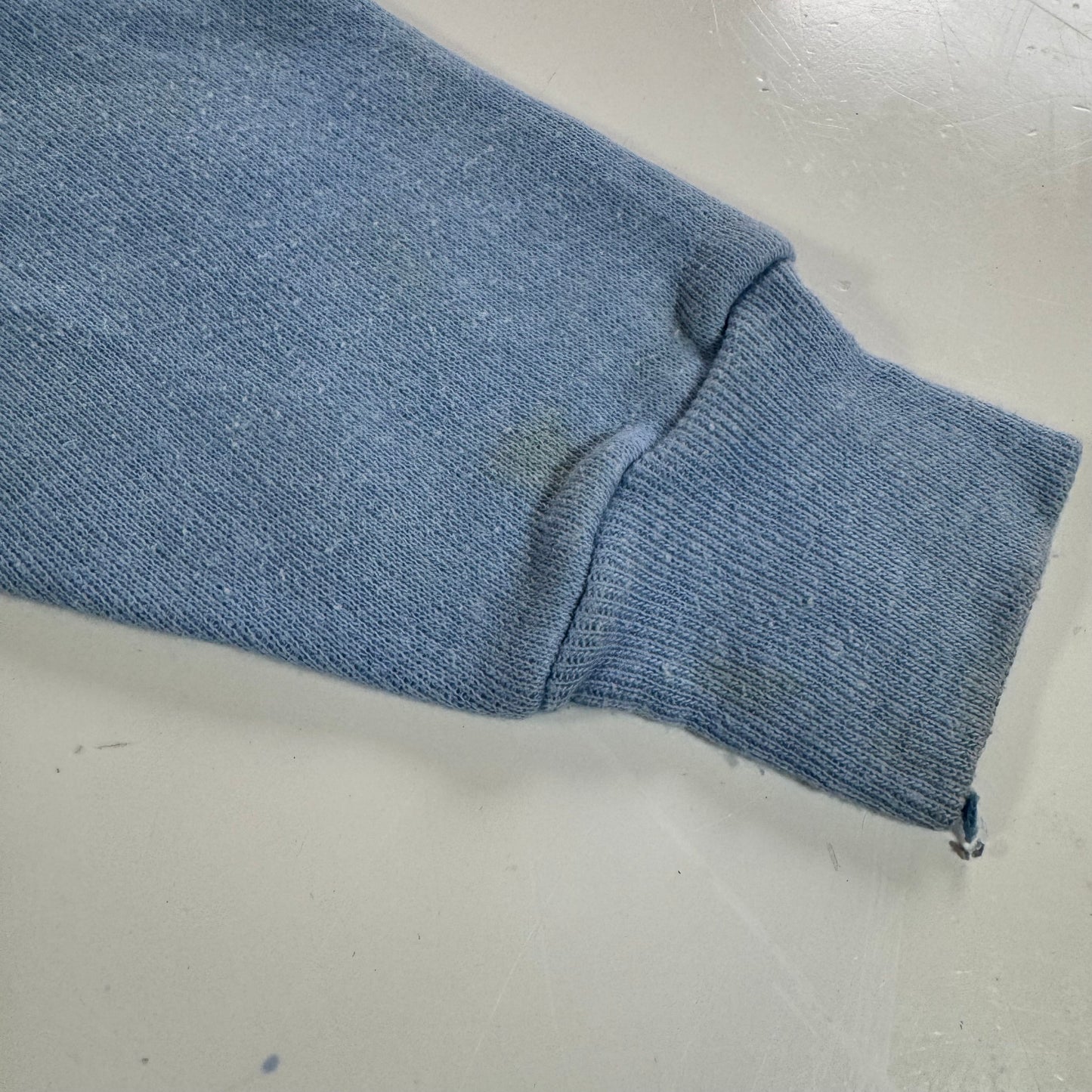 80s Kids Vintage Disney Mickey Mouse Light Blue Pullover Crew Sweatshirt M 6Y 7Y 8Y Made in USA