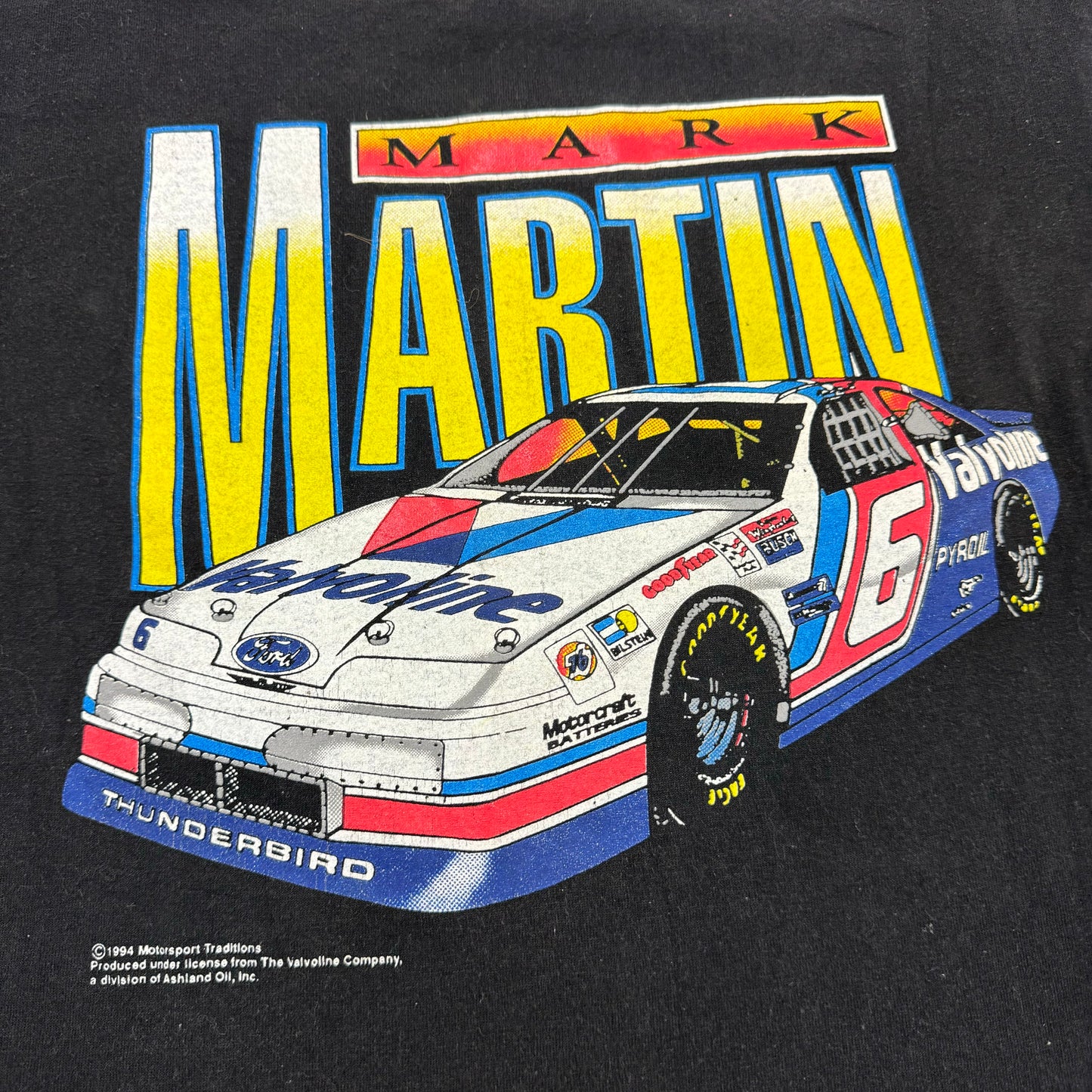 90s Kids Racing Mark Martin Racing T-shirt Size L