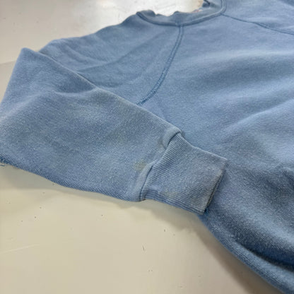 80s Kids Vintage Disney Mickey Mouse Light Blue Pullover Crew Sweatshirt M 6Y 7Y 8Y Made in USA