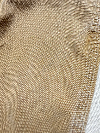 90s 2000 Kids Infant Vintage Carhartt Canvas Bib Light Brown Overall / 12m 18m 24m