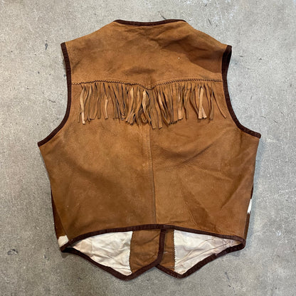 50s/60s kids vintage horse hair vest 8-10y