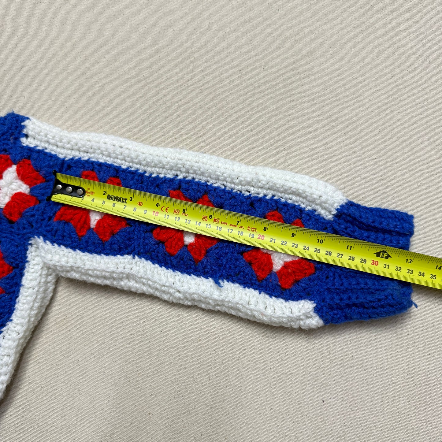 Kids Toddler Vintage Handmade Granny Square Knit Sweater / 2T 3T 4T