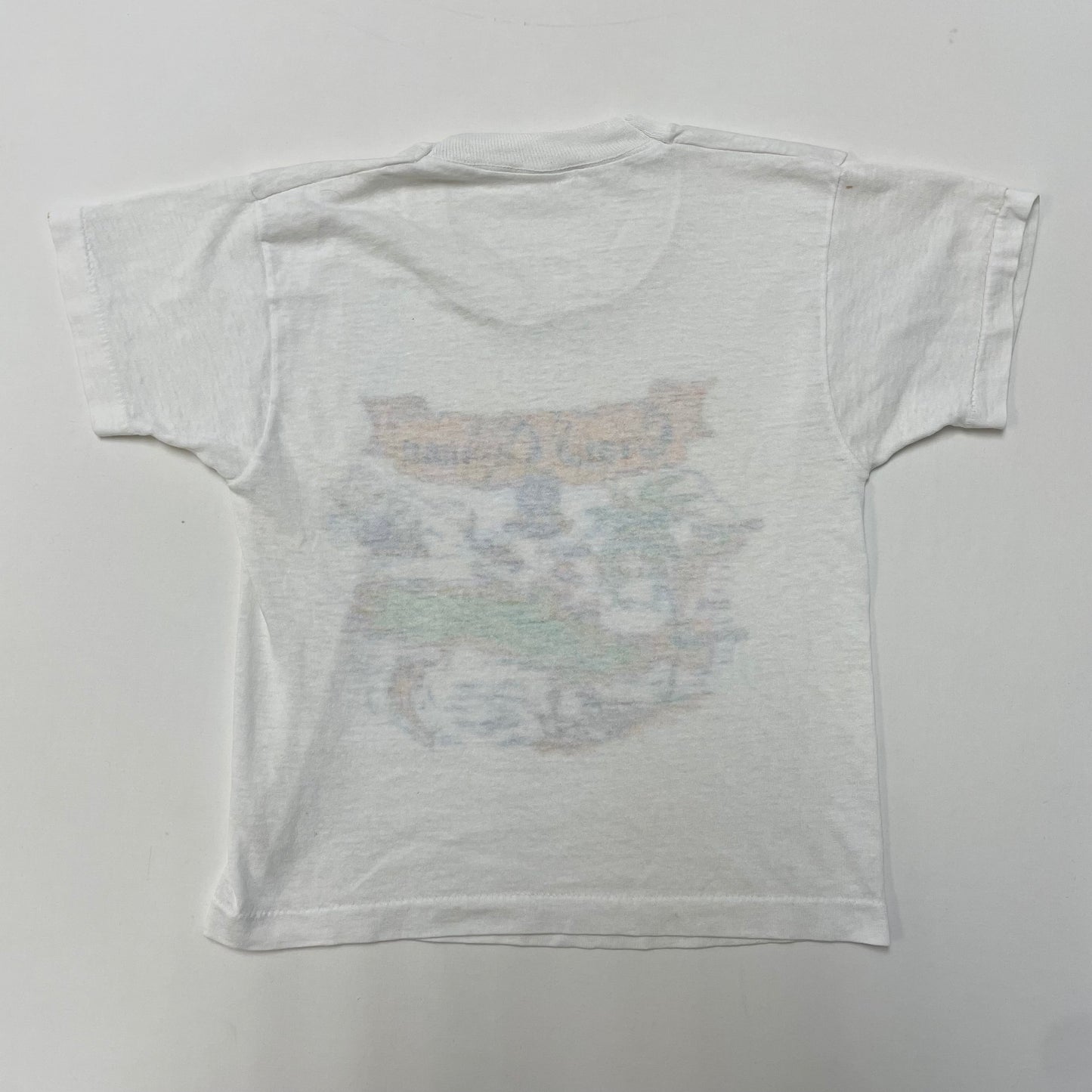 80s 90s Kids Toddler Vintage Grand Cayman, Cayman Islands Geologic Map Souvenir Tshirt / 3y 4y 5y