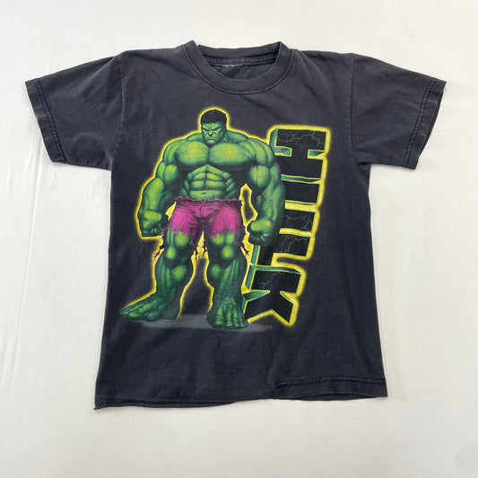 Y2K Kids Youth Vintage Marvel Hulk Big Print Tshirt / 7y 8y / Baby Tee