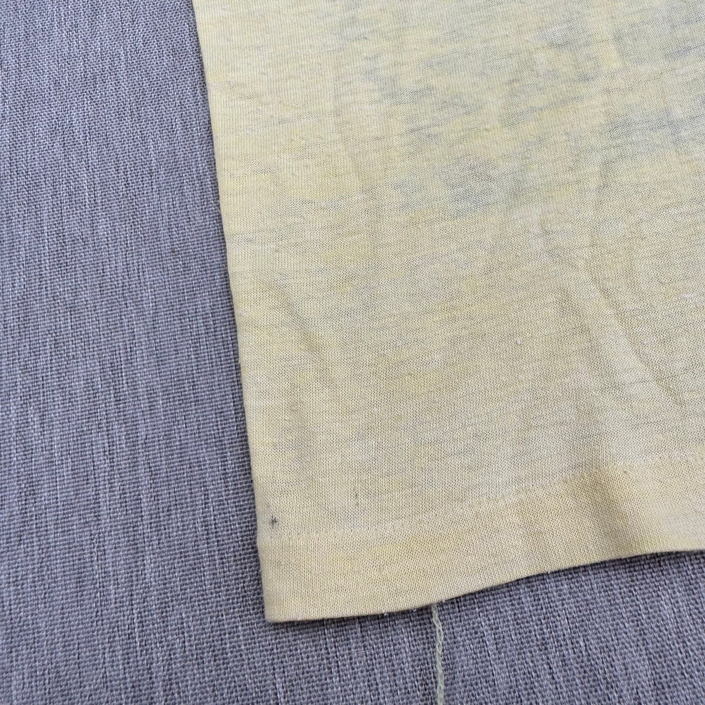 70s Kids Toddler Vintage Georgia State Print Souvenir Light Yellow Single Stitch Short Sleeve T-Shirt 2T 3T