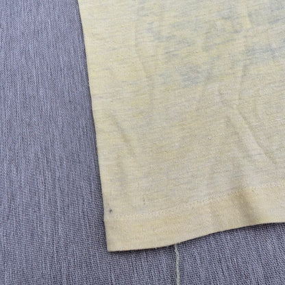 70s Kids Toddler Vintage Georgia State Print Souvenir Light Yellow Single Stitch Short Sleeve T-Shirt 2T 3T