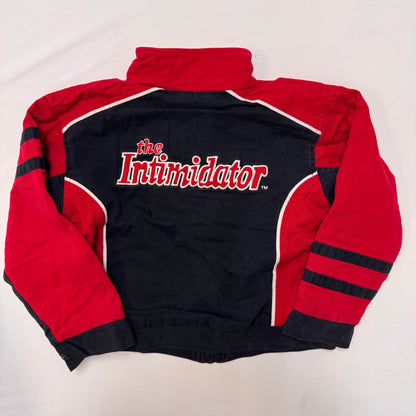 Kids Racing Zip Jacket Black Red Dale Earnhardt Intimidator M 7Y 8Y 9Y