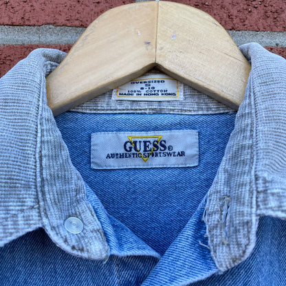 90s Kids Guess Denim Shirt SizeS(10/12)