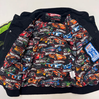 Kids Big Logo Hot Wheels Racing Snap Jacket L 9Y 10Y