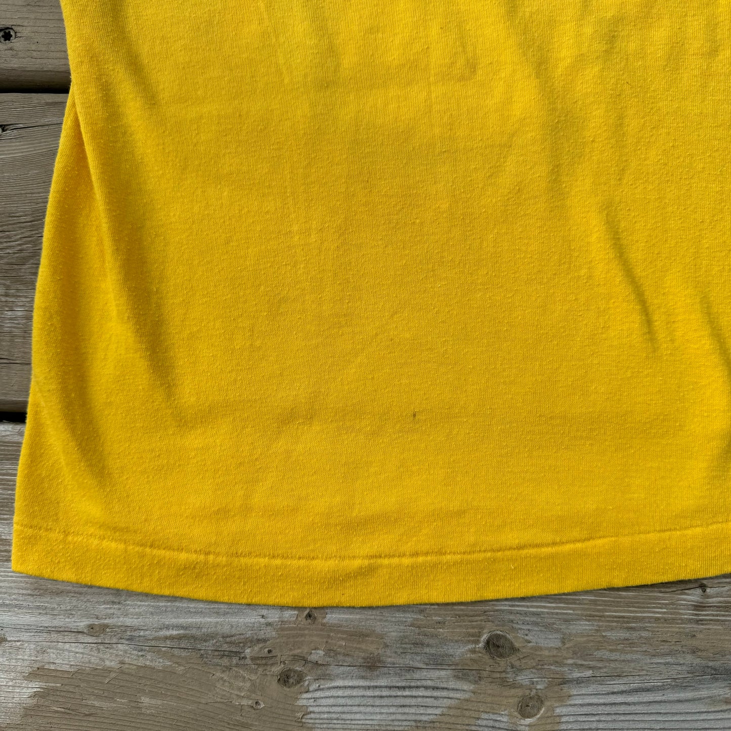 80s Kids Nike Yellow Beaverton Oregon T-Shirt S 6/8Y