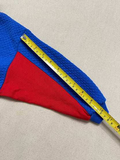 80s 90s Vintage Oshkosh Bgosh Galaxy UFO Multicolour Waffle Longsleeve Top / 3T 4T / Made in USA