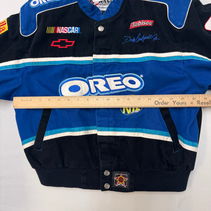 Kids Youth Oreo Ritz NASCAR Racing Snap Jacket Dale Earnhardt Jr  11Y 12Y 13Y