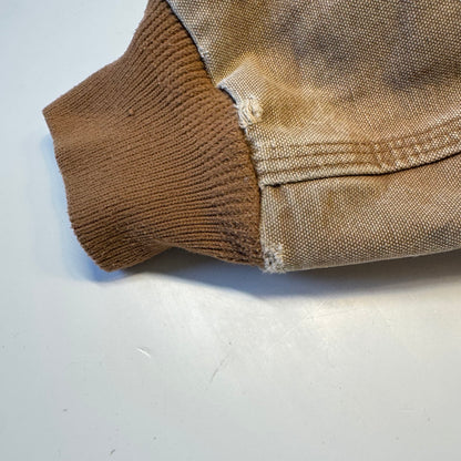 2006 Kids Vintage Carhartt Brown Hooded Active Lined Thick Hooded Jacket /M/ 8Y