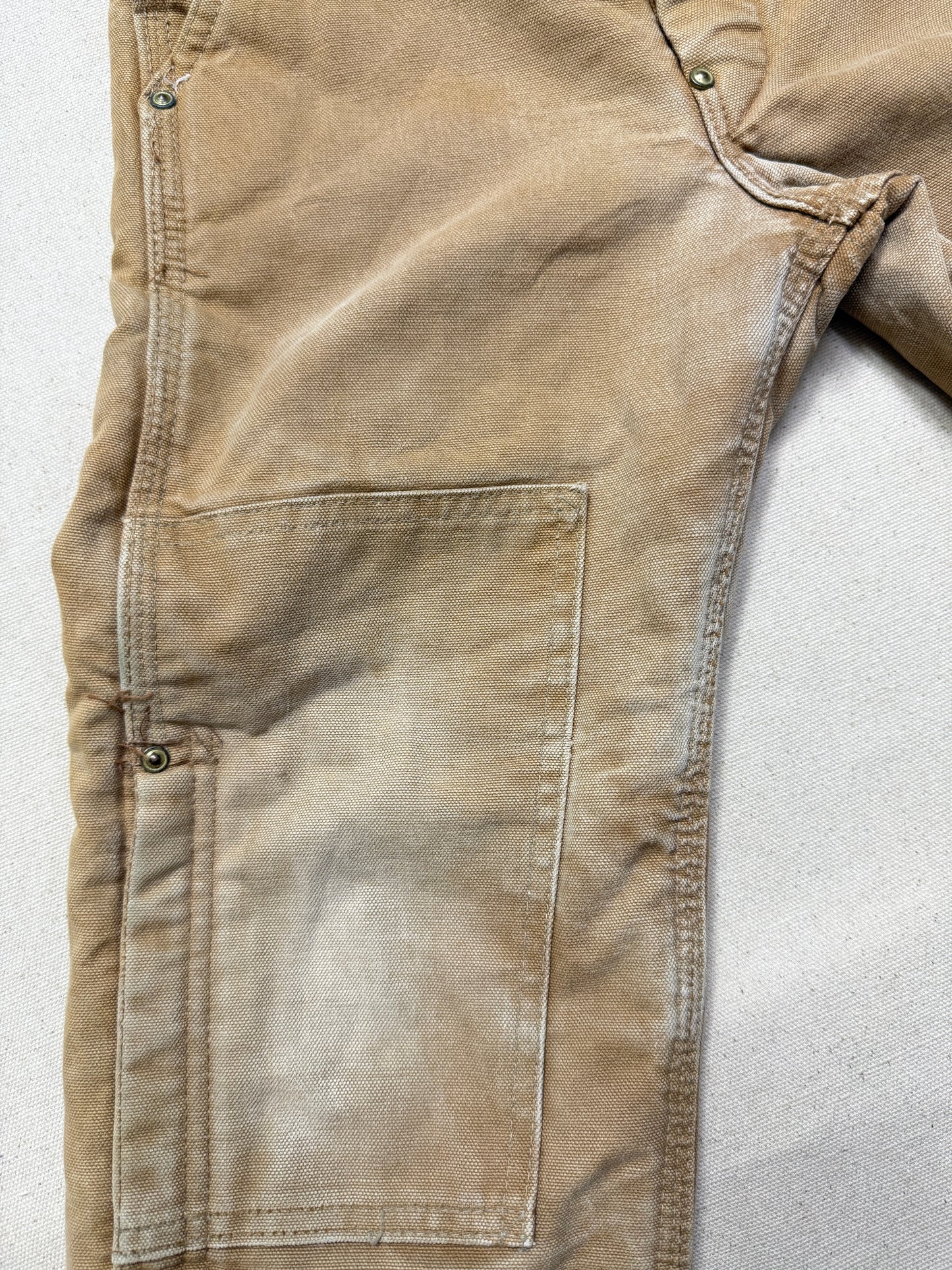 90s 2000 Kids Toddler Vintage Carhartt Duck Canvas Bib Lined Overall / 5y 6y