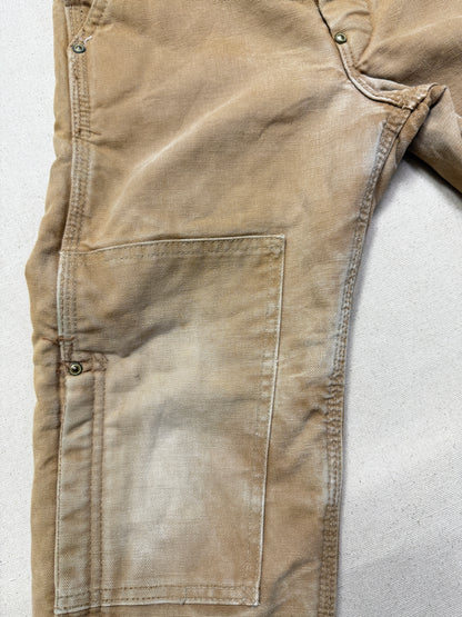 90s 2000 Kids Toddler Vintage Carhartt Duck Canvas Bib Lined Overall / 5y 6y