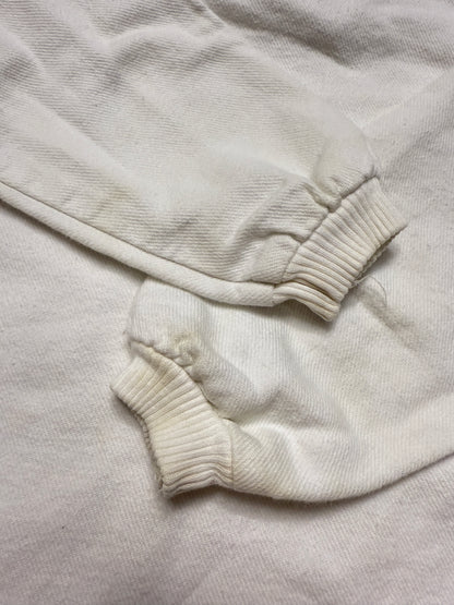 80s 90s Kids Toddler Vintage Oshkosh Bgosh Cool Print White Cotton Raglansleeve Longsleeve Top / 4T 5T / Made in USA