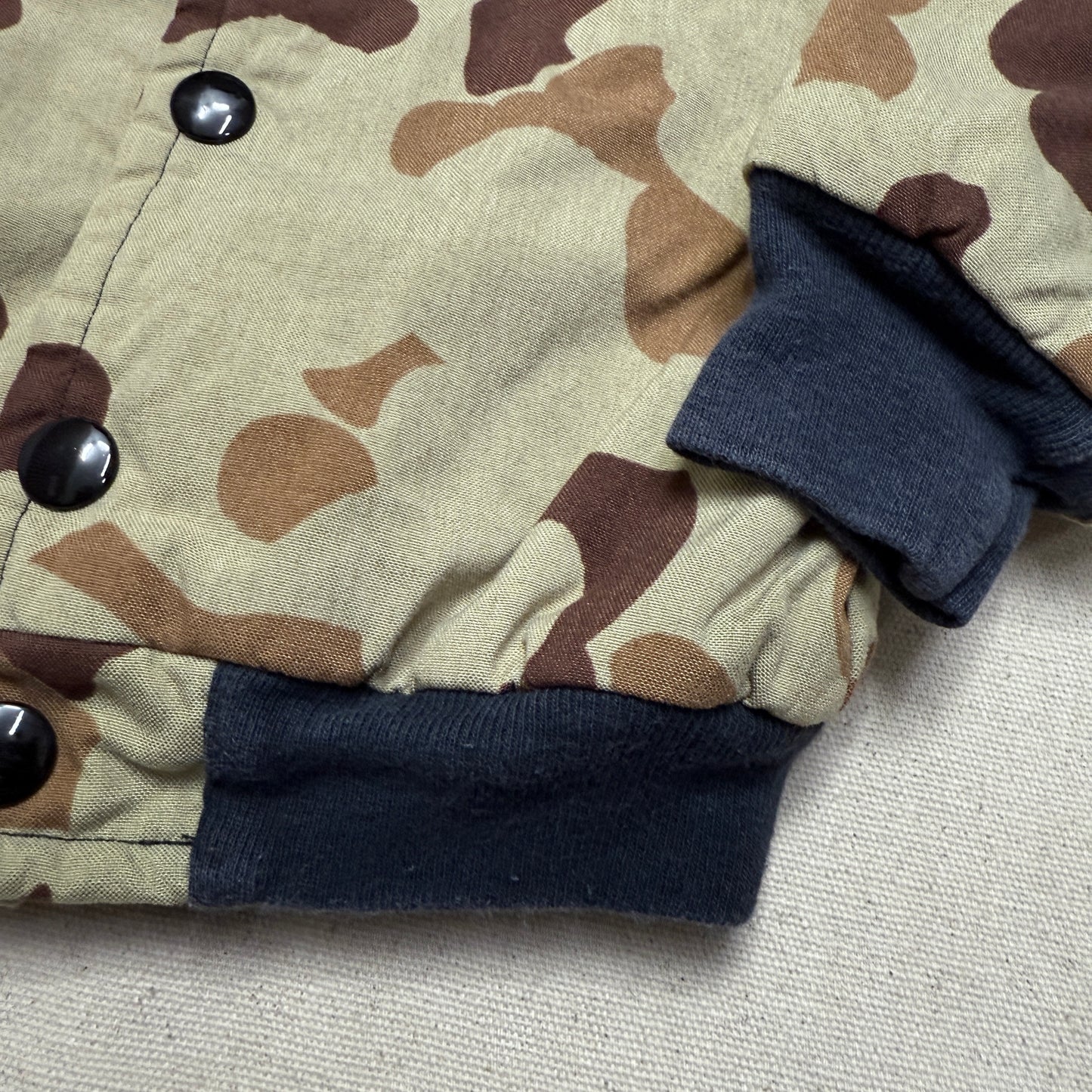 80s 90s Kids Infant Toddler Vintage Hunting Camo Snap Jacket / 18m 24m 2T