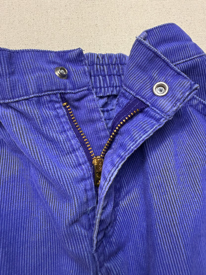 80s Kids Toddler Vintage Oshkosh Bgosh Purple Corduroy Straight Leg Lightweight Pants / 2T 3T / Made in USA