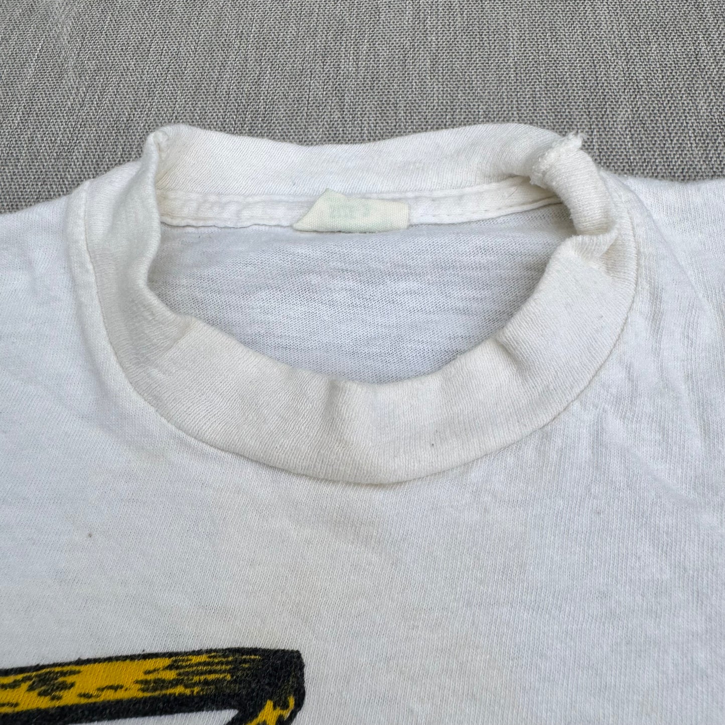 60s Kids Baby Vintage Atlanta Georgia Souvenir Single Stitch Short Sleeve T-Shirt 100% Cotton Off White  2T Made in USA