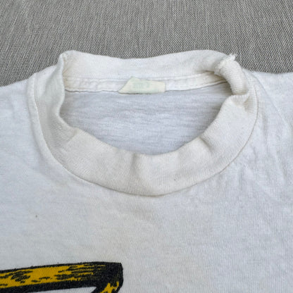 60s Kids Baby Vintage Atlanta Georgia Souvenir Single Stitch Short Sleeve T-Shirt 100% Cotton Off White  2T Made in USA