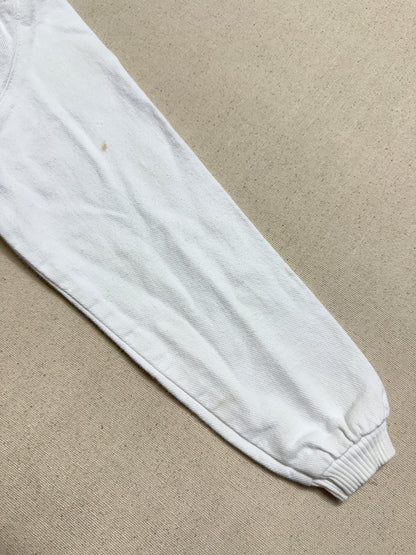 80s 90s Kids Toddler Vintage Oshkosh Bgosh Cool Print White Cotton Raglansleeve Longsleeve Top / 4T 5T / Made in USA