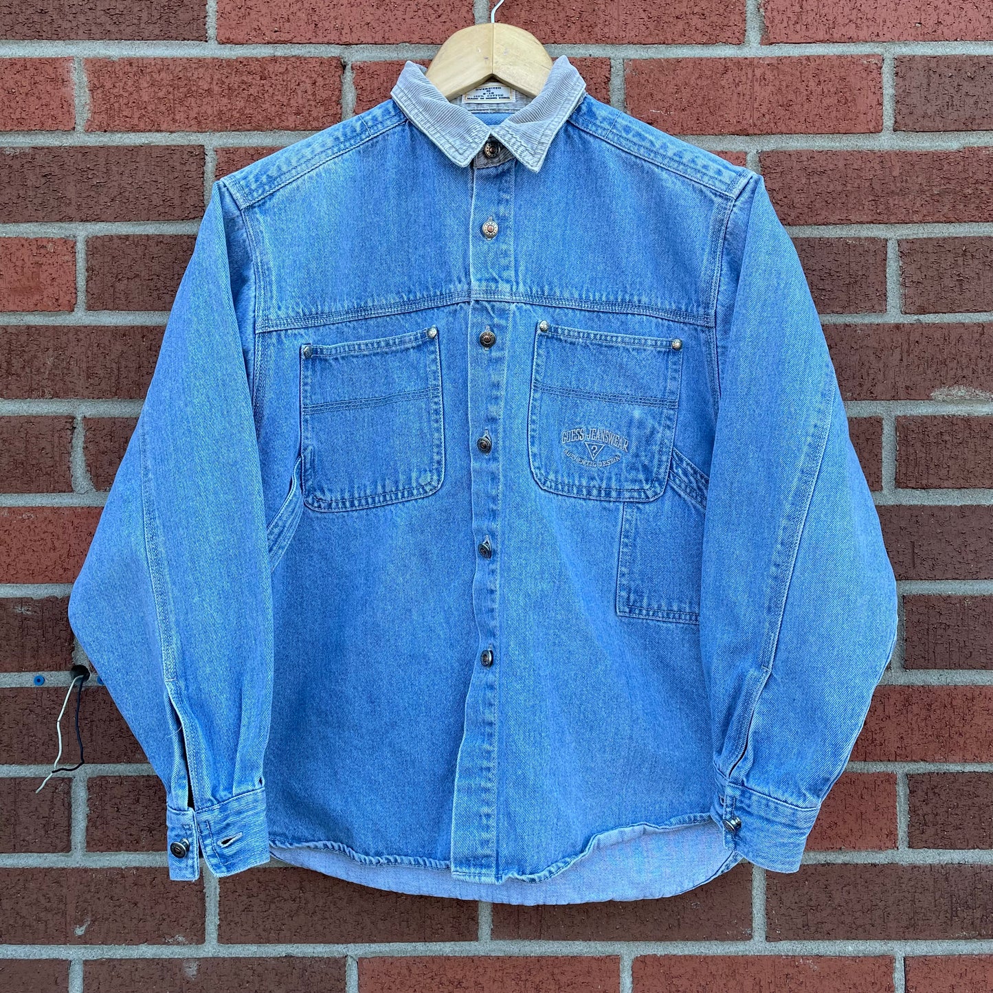 90s Kids Guess Denim Shirt SizeS(10/12)