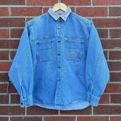 90s Kids Guess Denim Shirt SizeS(10/12)